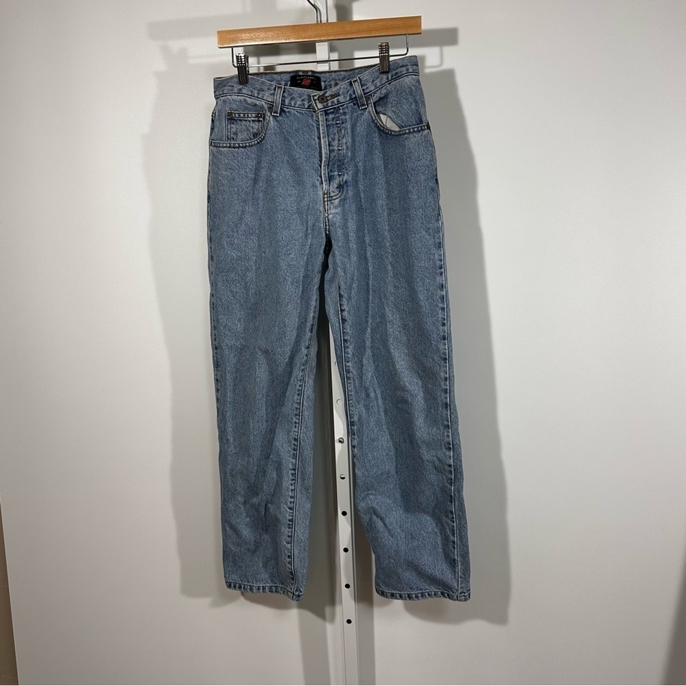 90’s American Eagle “Dungarees” Jeans Sz 8 Petite High Rise Straight Leg
